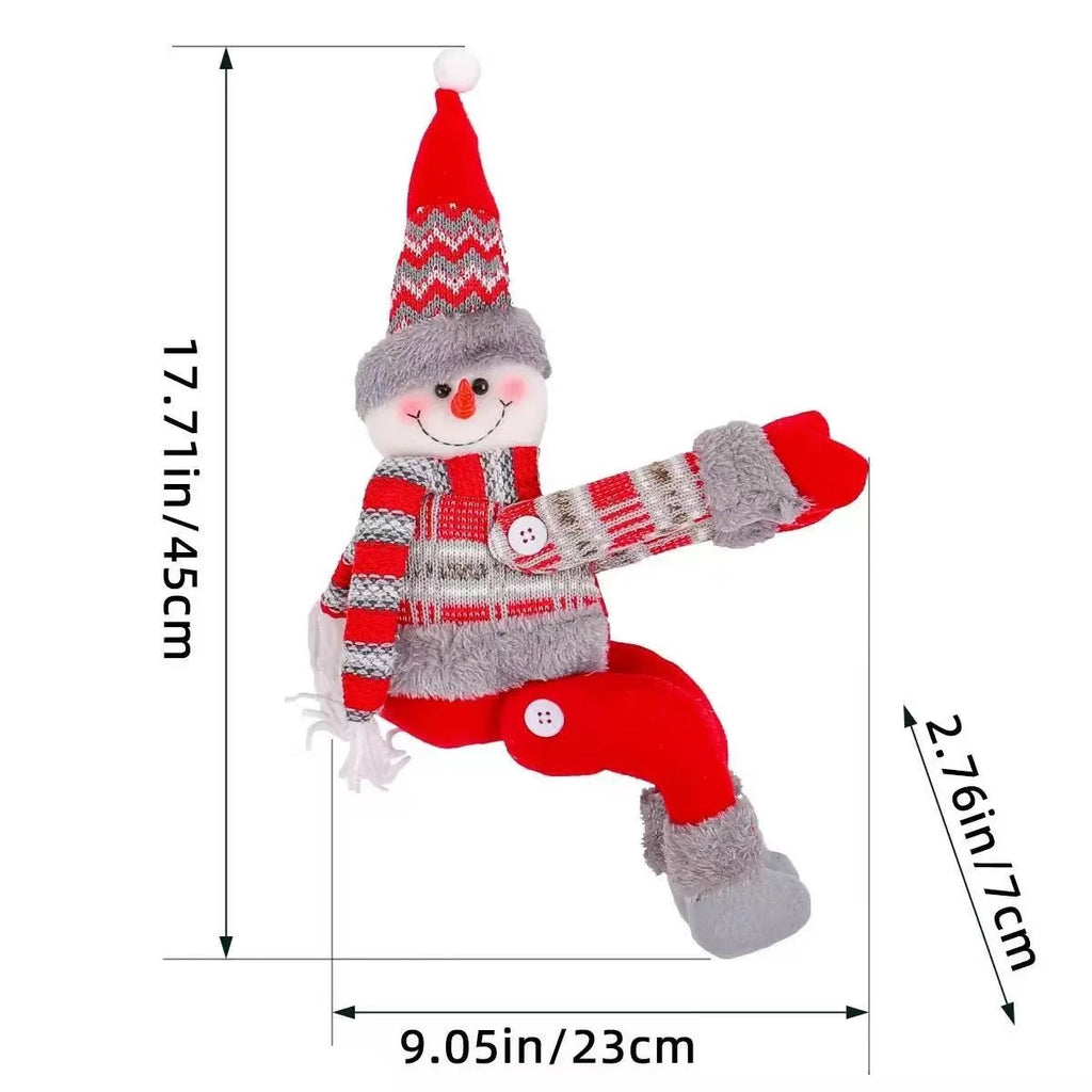 Vánoční závěsná dekorace Santa Claus – roztomilý doplněk pro sváteční atmosféru