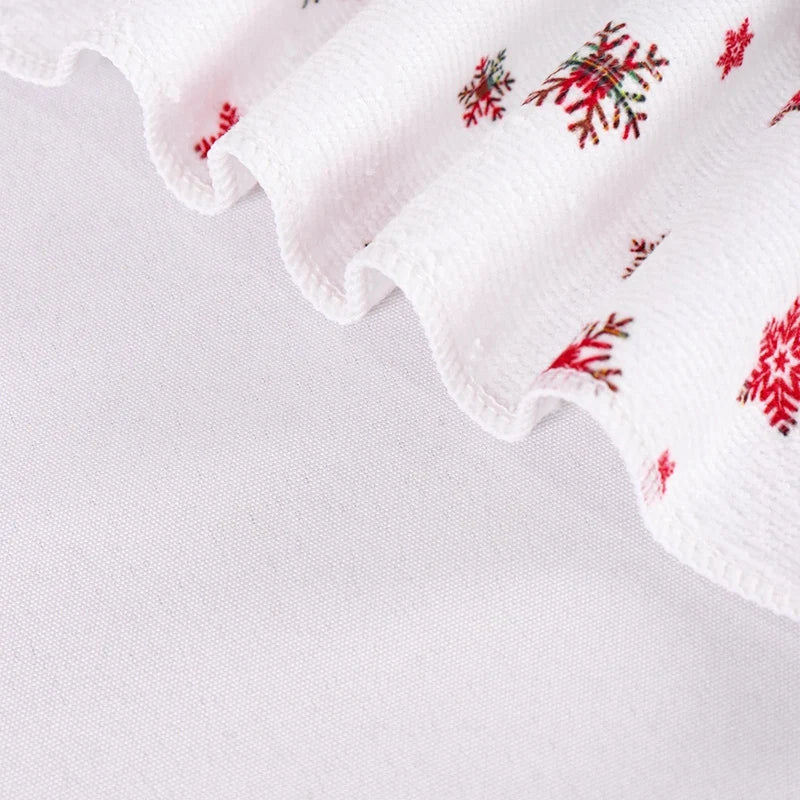 Sada 2 vánočních kuchyňských utěrek – Santa Claus pro sváteční atmosféru