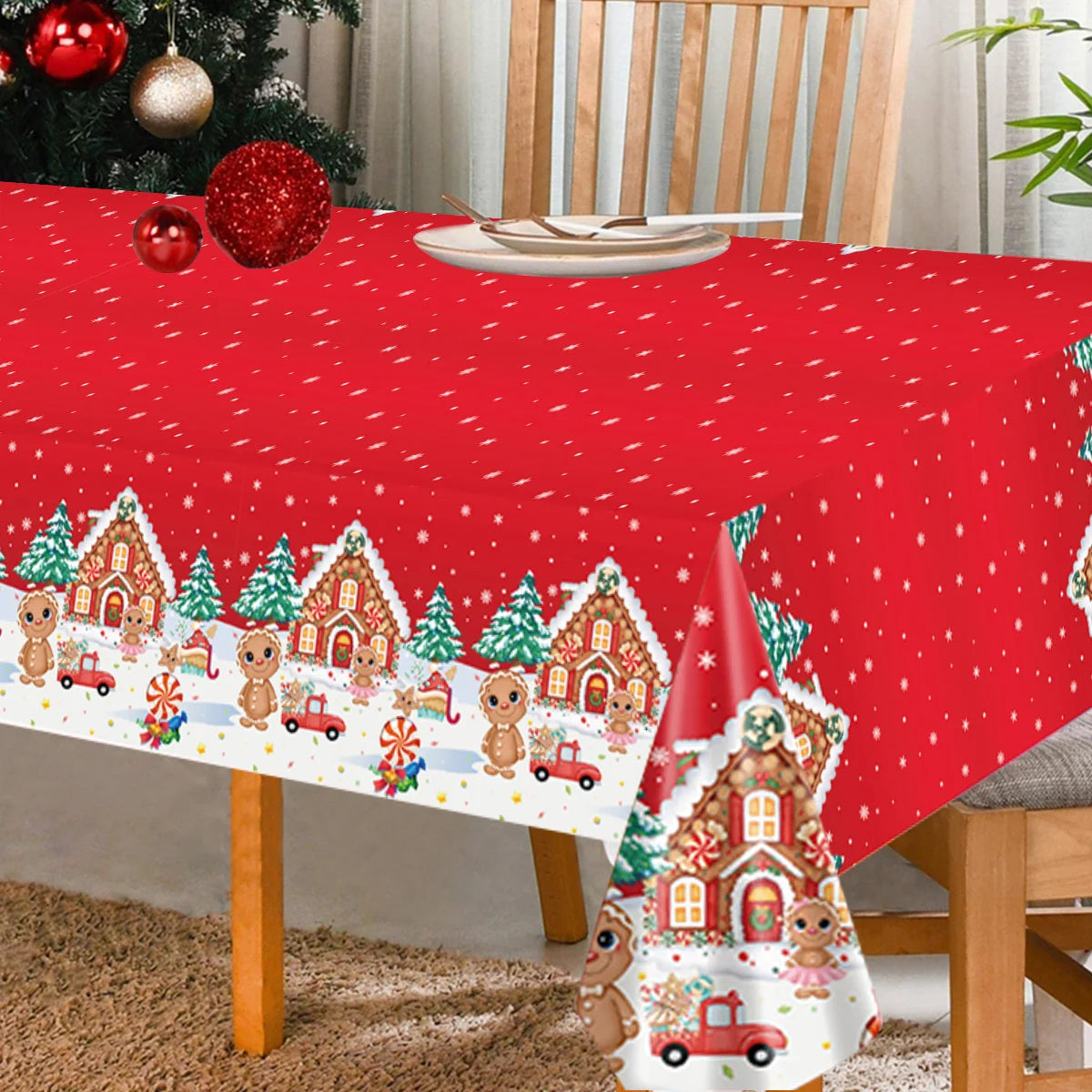 Vánoční ubrus „Merry Christmas“ – sváteční dekorace pro váš stůl