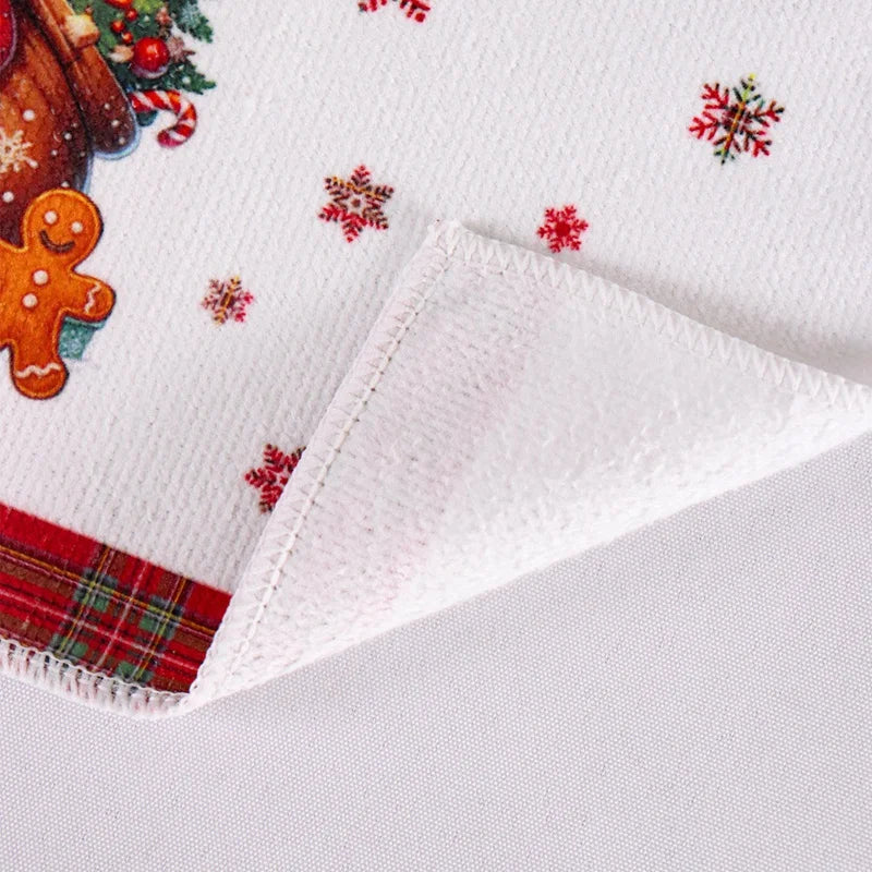Sada 2 vánočních kuchyňských utěrek – Santa Claus pro sváteční atmosféru